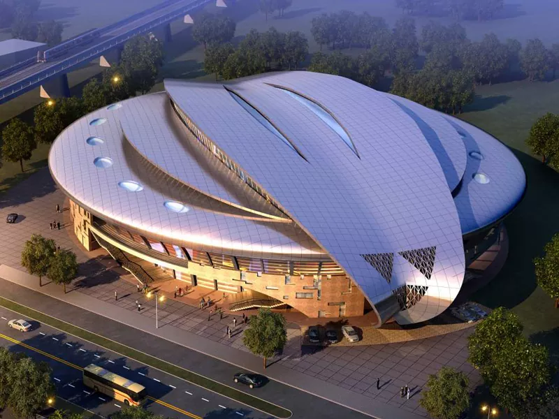 Prefab Stadium Construction nga adunay istruktura sa asero