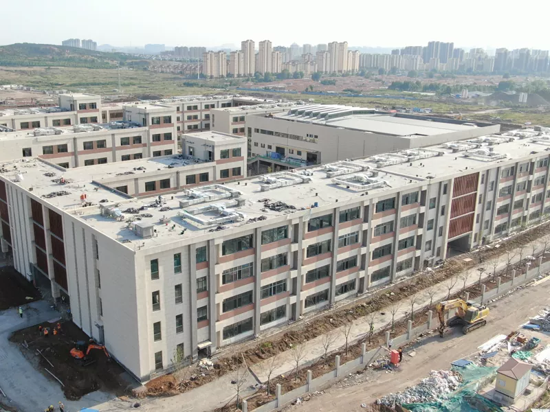 Prefabricated steel frame school