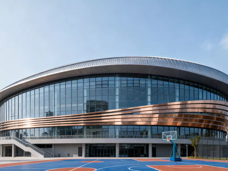 Prefabricated steel nga istruktura sa basketball sa basketball
