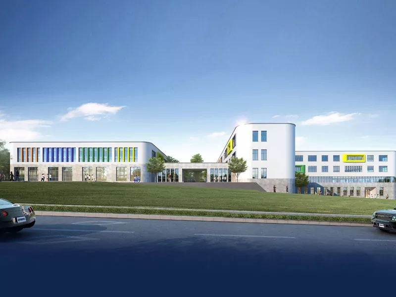 Prefabricated steel nga istruktura sa eskuylahan sa Steel