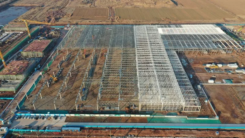 Pagtukod sa Steel Express Delivery Distribution Center