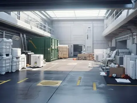 Steel Medical Waste Disposal Building
