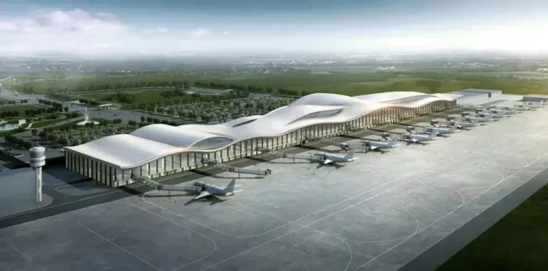 Temporaryo nga gipalapad nga Steel Terminal Hall